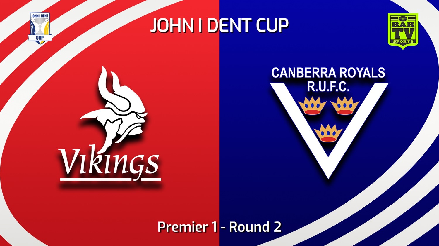 230422-John I Dent (ACT) Round 2 - Premier 1 - Tuggeranong Vikings v Canberra Royals Minigame Slate Image