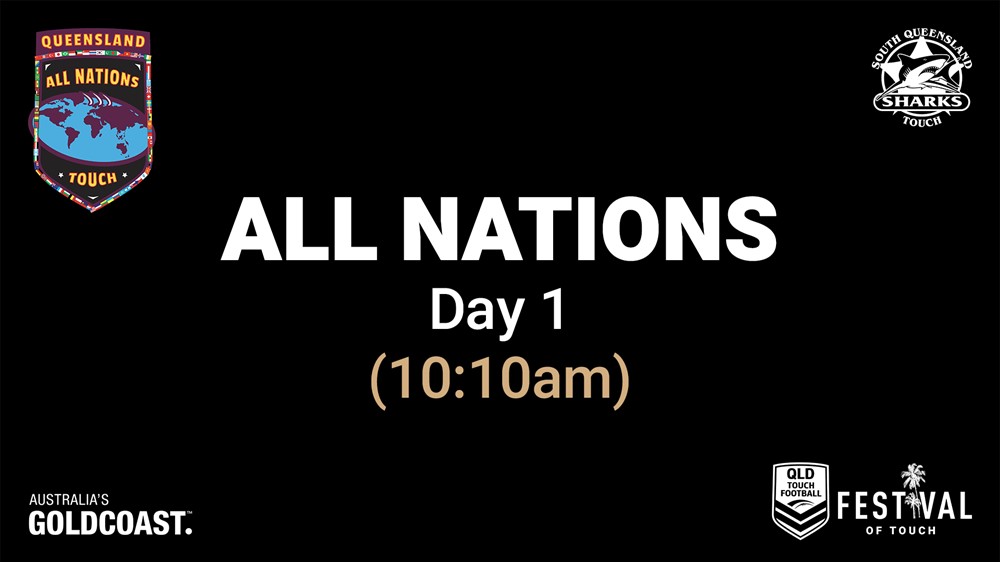 QLD All Nations Masters 40 - Cook Islands Touch Football v Papua New Guinea Slate Image