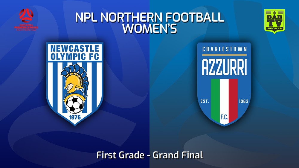 230910-NNSW NPLW Grand Final - Reserve Grade - Newcastle Olympic FC W v Charlestown Azzurri FC W Slate Image