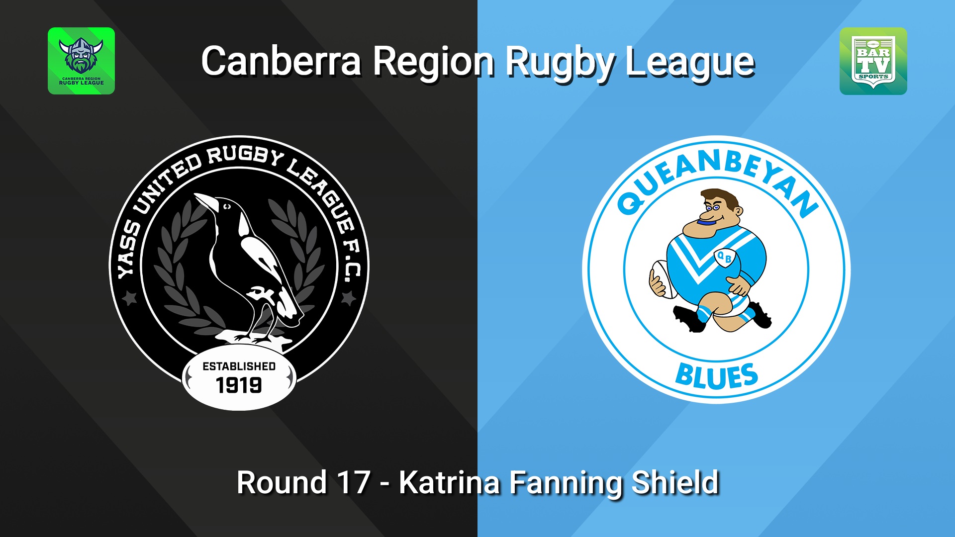 260815-video-Canberra Round 17 - Katrina Fanning Shield - Yass Magpies v Queanbeyan Blues Slate Image