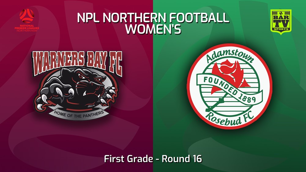 230702-NNSW NPLW Round 16 - Warners Bay FC W v Adamstown Rosebud FC Minigame Slate Image
