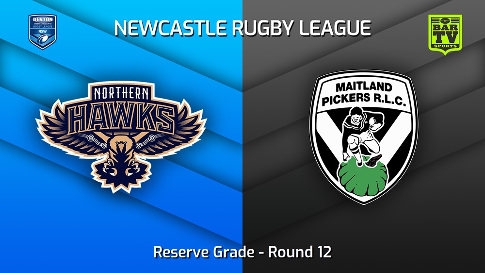 230618-Newcastle RL Round 12 - Reserve Grade - Northern Hawks v Maitland Pickers Minigame Slate Image