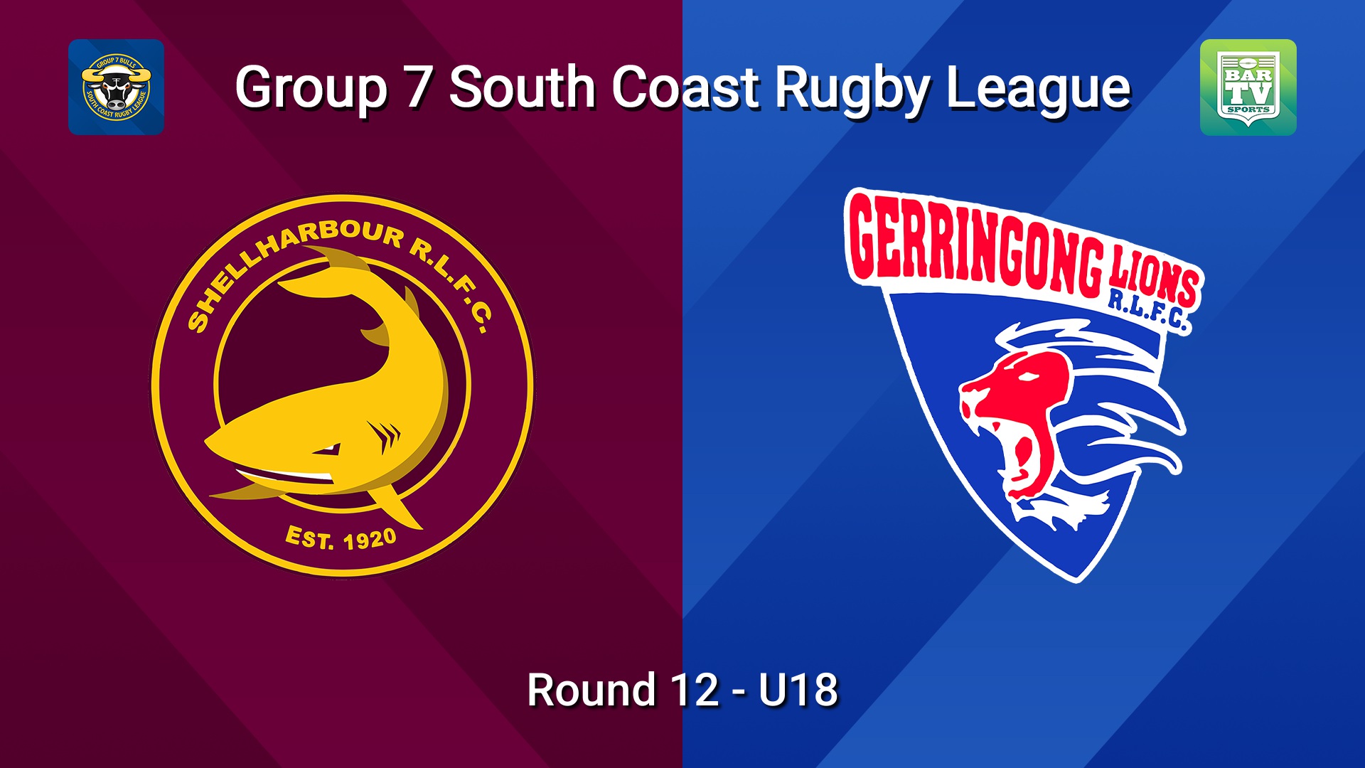 260719-video-South Coast Round 12 - U18 - Shellharbour Sharks v Gerringong Slate Image