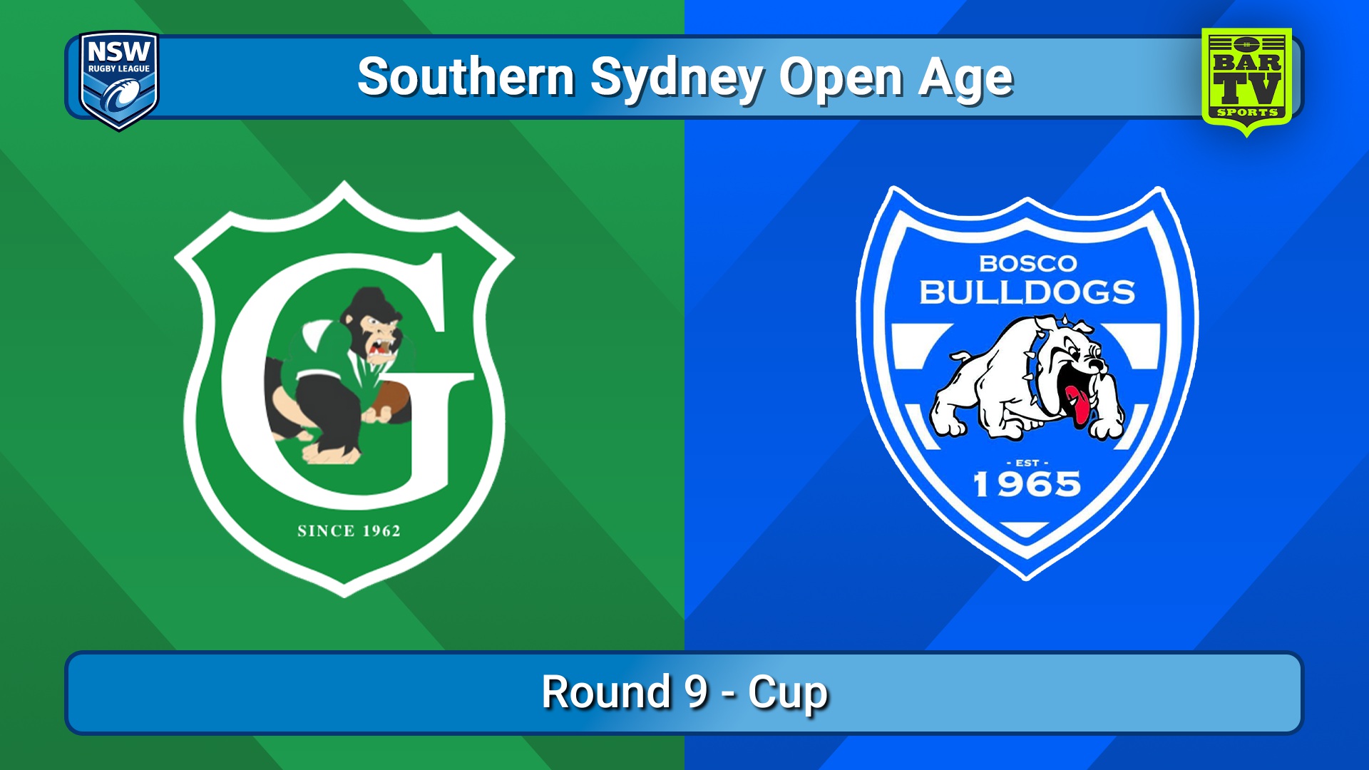 250614-video-S. Sydney Open Round 9 - Cup - Gymea Gorillas v St John Bosco Bulldogs Slate Image