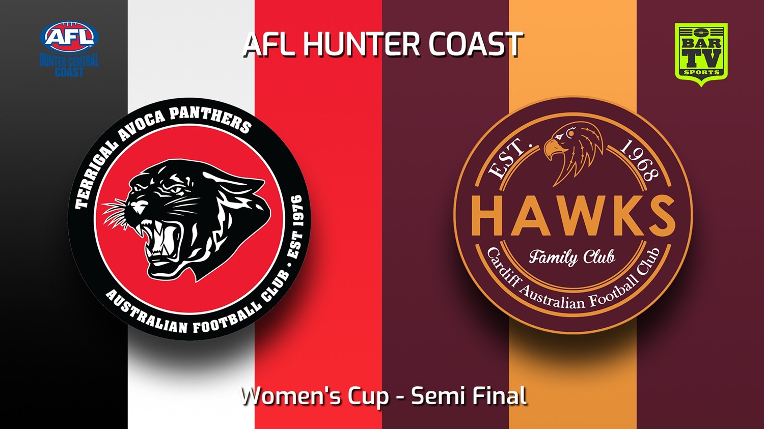 230902-AFL Hunter Central Coast Semi Final - Women's Cup - Terrigal Avoca Panthers v Cardiff Hawks Minigame Slate Image