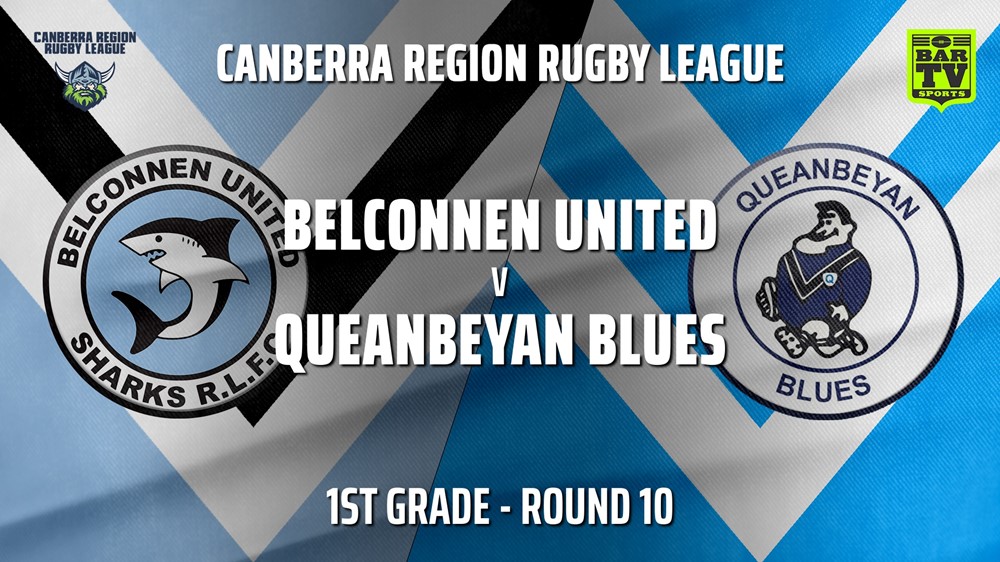 210703-Canberra Round 10 - 1st Grade - Belconnen United Sharks v Queanbeyan Blues Slate Image