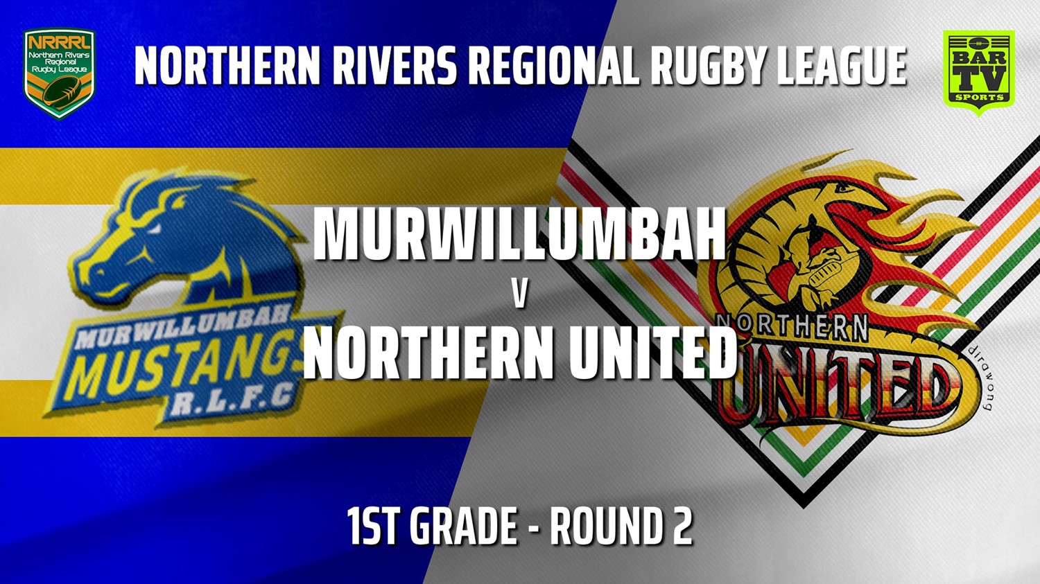 210509-NRRRL Round 2 - 1st Grade - Murwillumbah Mustangs v Northern United Slate Image