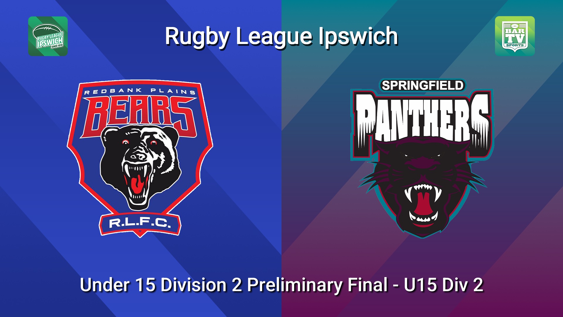 260828-video-Rugby League Ipswich Under 15 Division 2 Preliminary Final - U15 Div 2 - Redbank Plains Juniors v Springfield Panthers Slate Image
