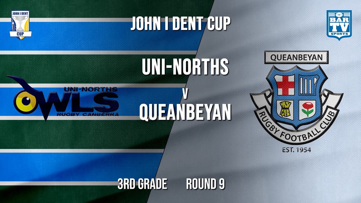 John I Dent Round 9 - 3rd Grade - UNI-Norths v Queanbeyan Whites (1) Minigame Slate Image