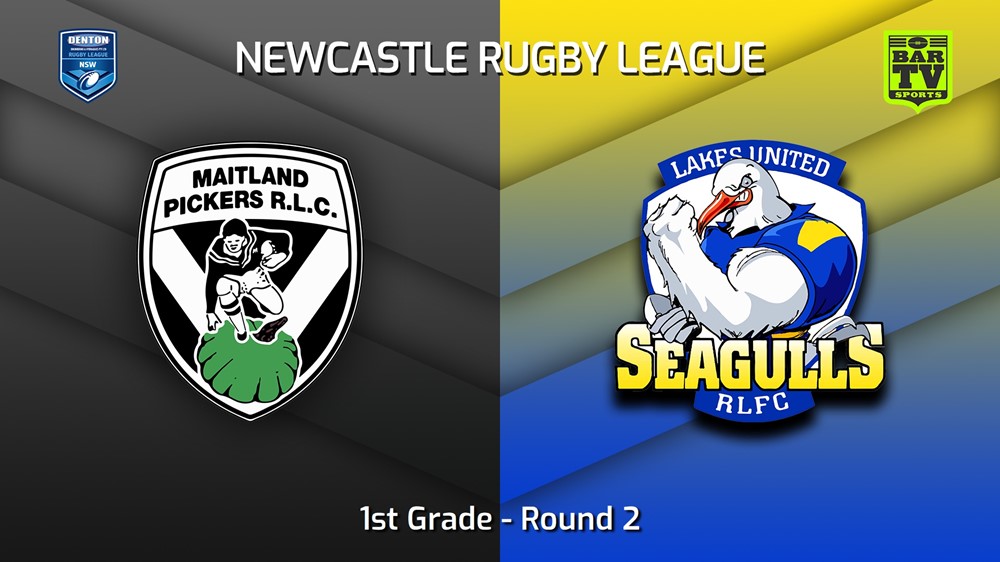 230401-Newcastle RL Round 2 - 1st Grade - Maitland Pickers v Lakes United Seagulls Slate Image