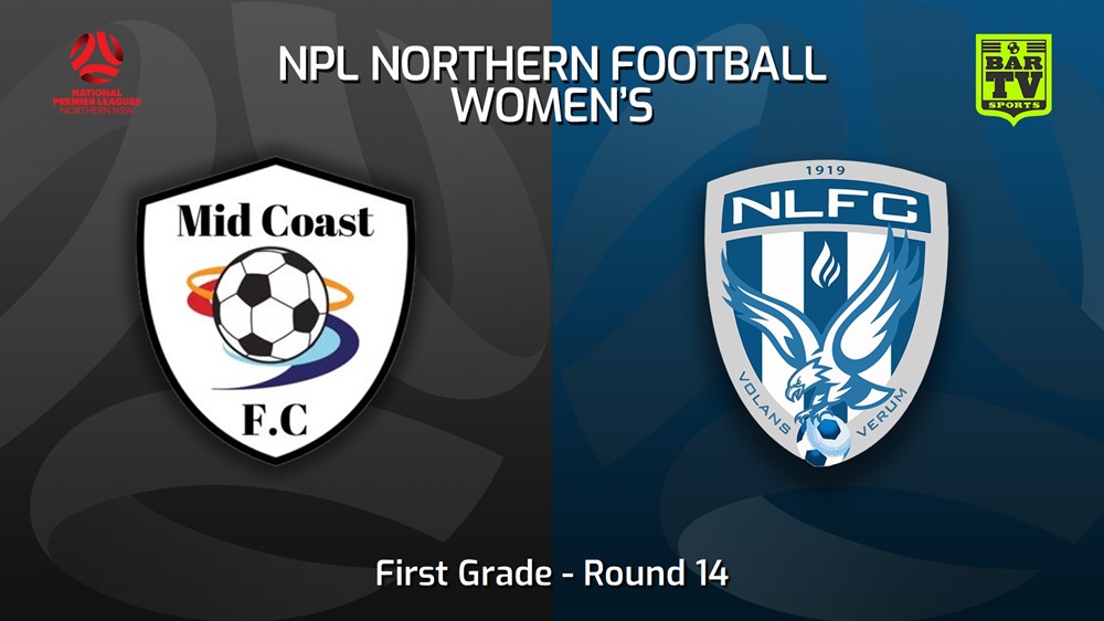 230617-NNSW NPLW Round 14 - Mid Coast FC W v New Lambton FC W Minigame Slate Image