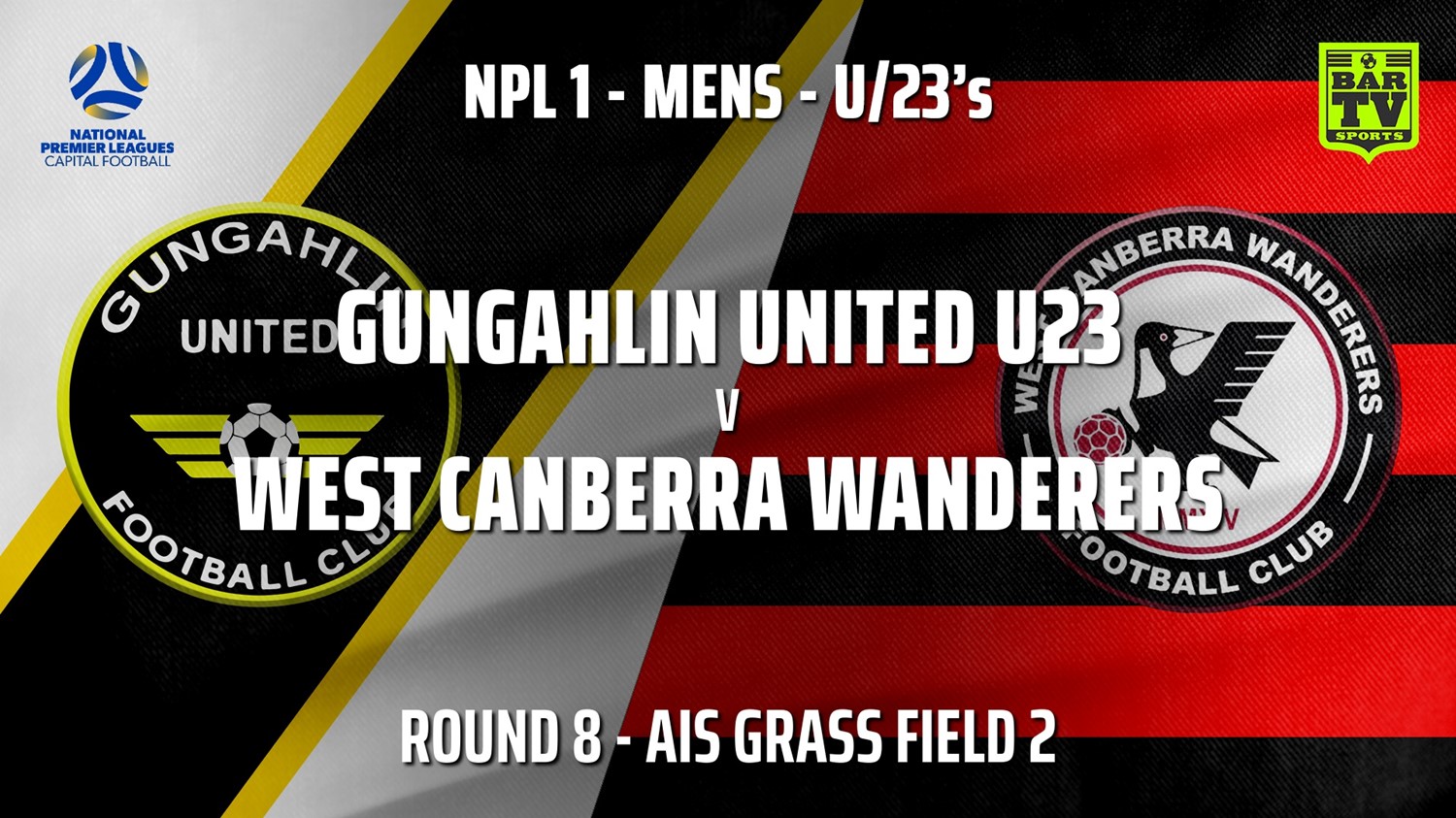 210530-NPL1 U23 Capital Round 8 - Gungahlin United U23 v West Canberra Wanderers U23s Minigame Slate Image