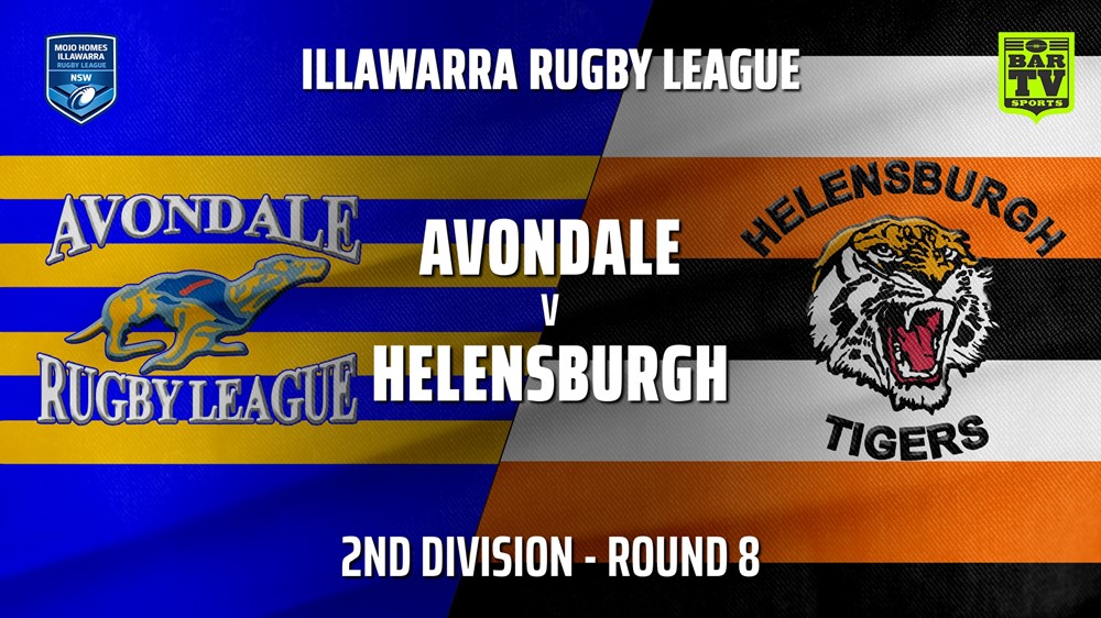 210605-IRL Round 8 - 2nd Division - Avondale RLFC v Helensburgh Tigers Slate Image