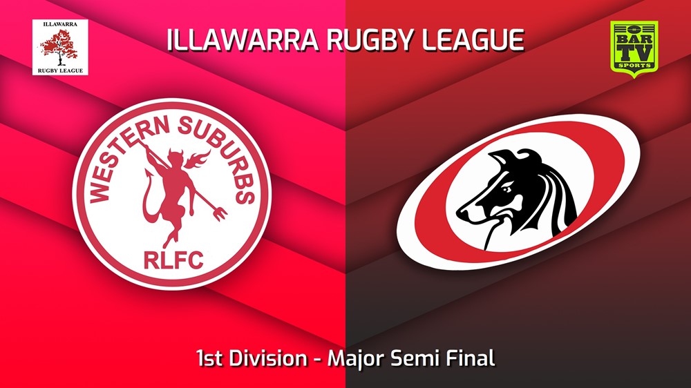 230819-Illawarra Major Semi Final - 1st Division - Western Suburbs Devils v Collegians Slate Image