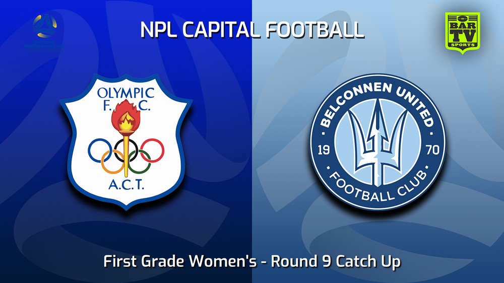 230823-Capital Womens Round 9 Catch Up - Canberra Olympic FC (women) v Belconnen United (women) Slate Image