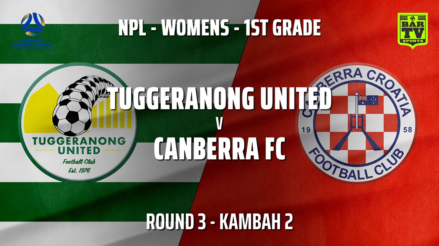 210422-NPLW - Capital Round 3 - Tuggeranong United FC (women) v Canberra FC (women) Minigame Slate Image