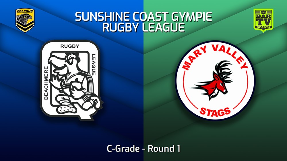 230325-Sunshine Coast RL Round 1 - C-Grade - Beachmere Pelicans v Mary Valley Stags Minigame Slate Image