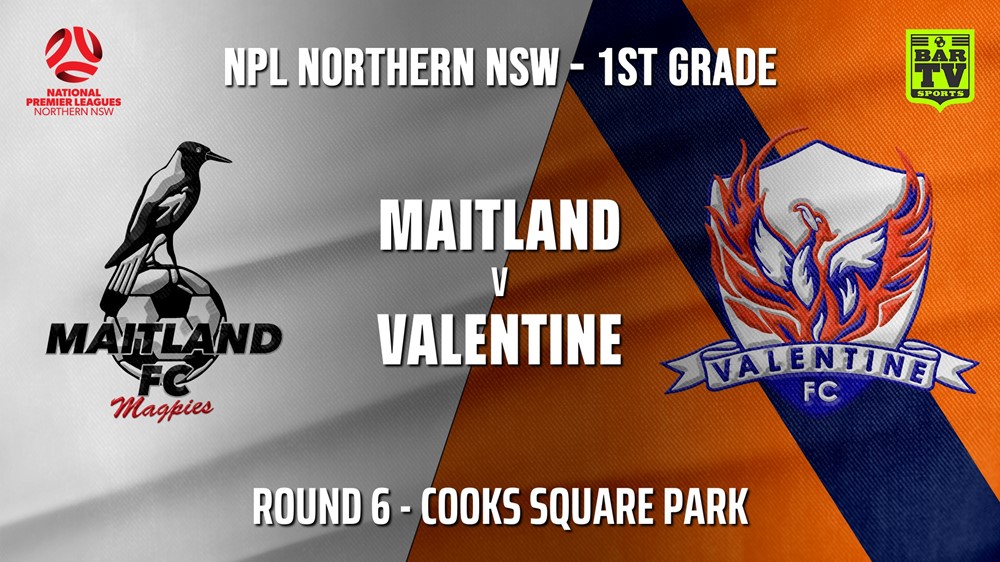 210509-NPL - NNSW Round 6 - Maitland FC v Valentine Phoenix FC Slate Image