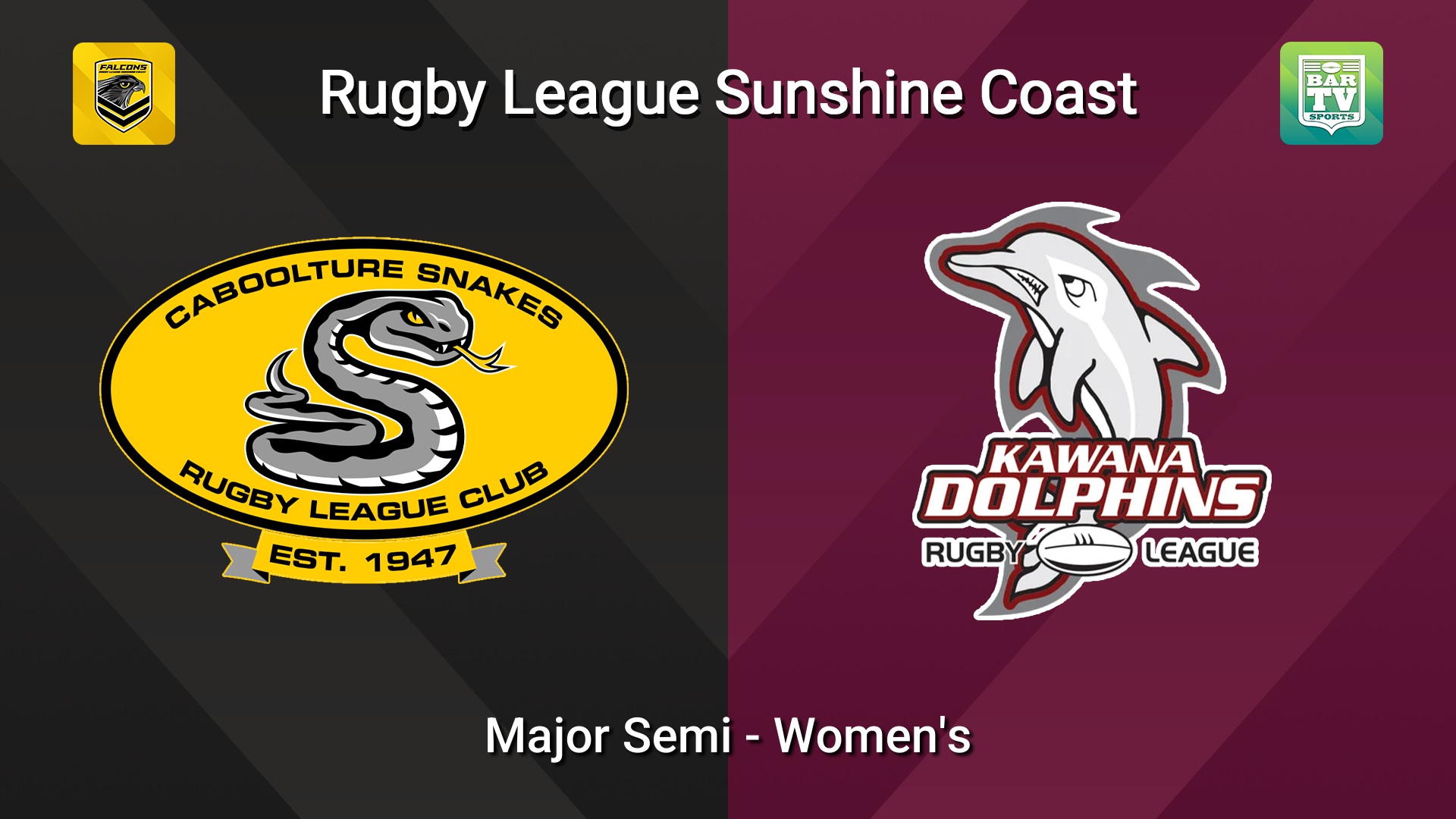 260829-video-Sunshine Coast RL Major Semi - Women's - Caboolture Snakes v Kawana Dolphins Slate Image