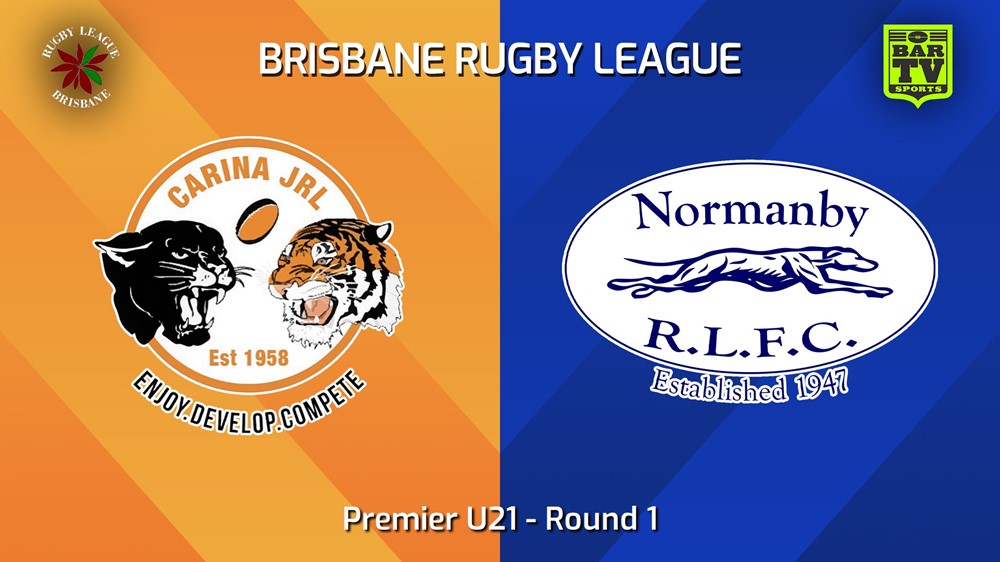 240406-BRL Round 1 - Premier U21 - Carina Juniors v Normanby Hounds Slate Image