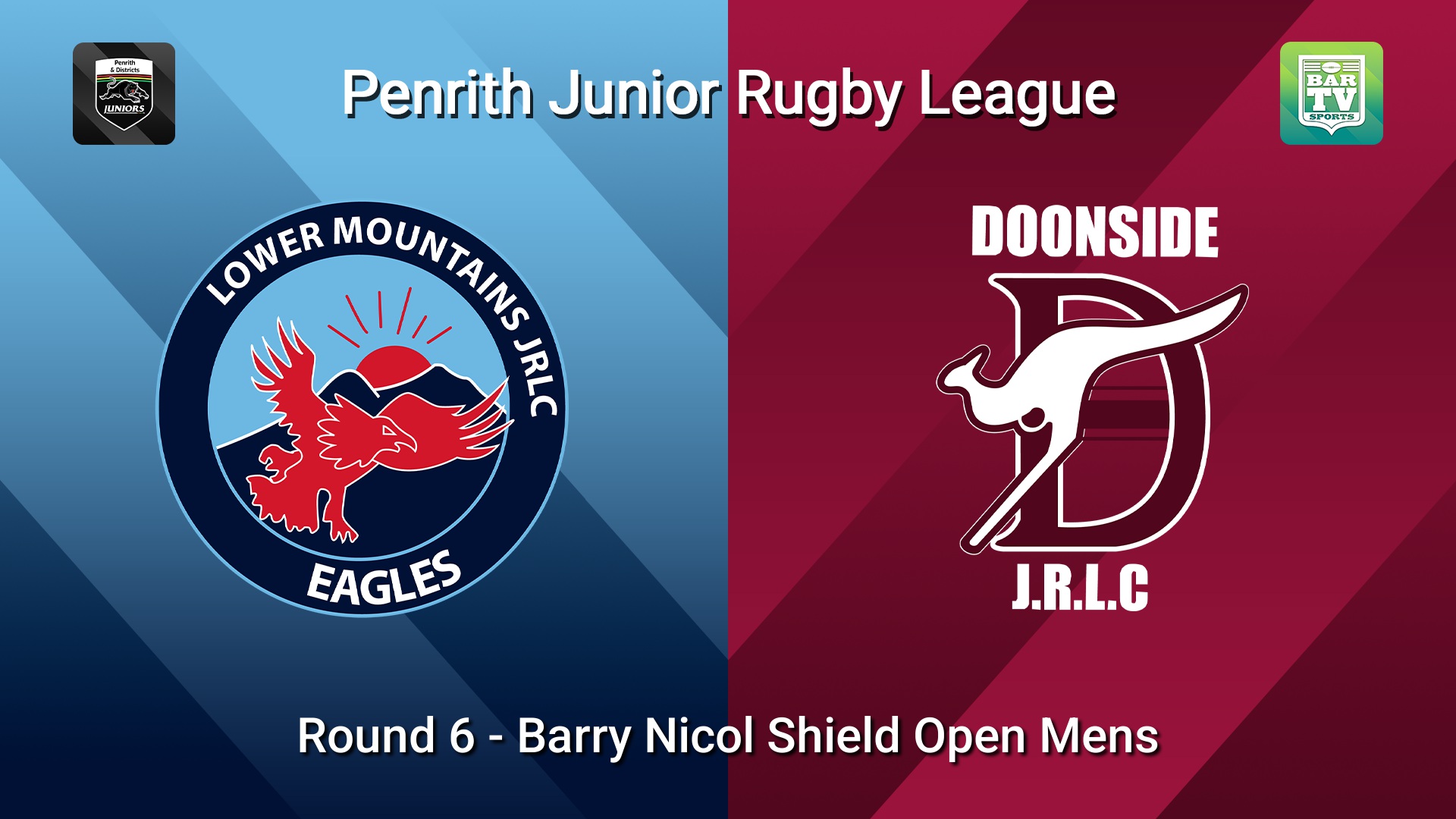 260509-video-Penrith & District Junior Rugby League Round 6 - Barry Nicol Shield Open Mens - Lower Mountains v Doonside Slate Image
