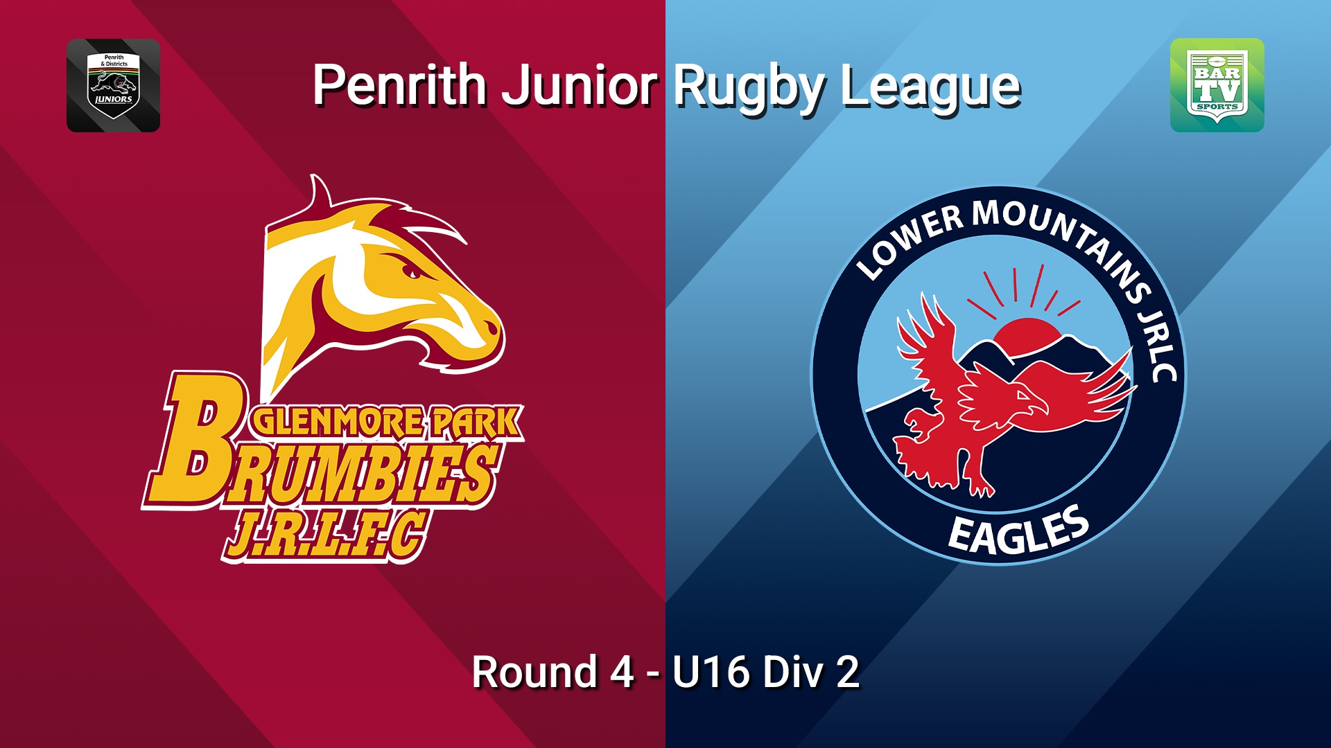 260516-video-Penrith & District Junior Rugby League Round 4 - U16 Div 2 - Glenmore Park v Lower Mountains Slate Image