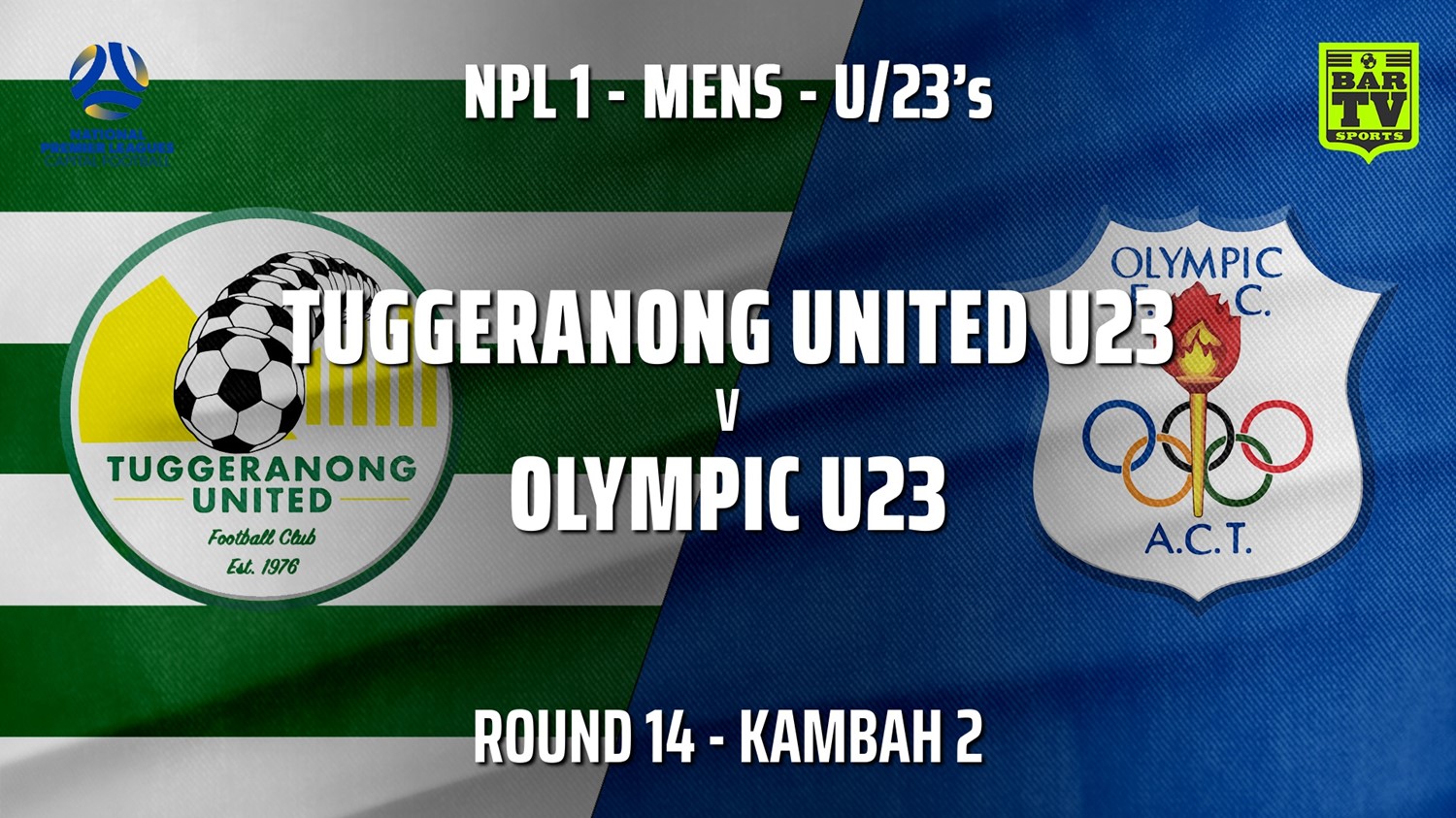 210718-Capital NPL U23 Round 14 - Tuggeranong United U23 v Canberra Olympic U23 Slate Image