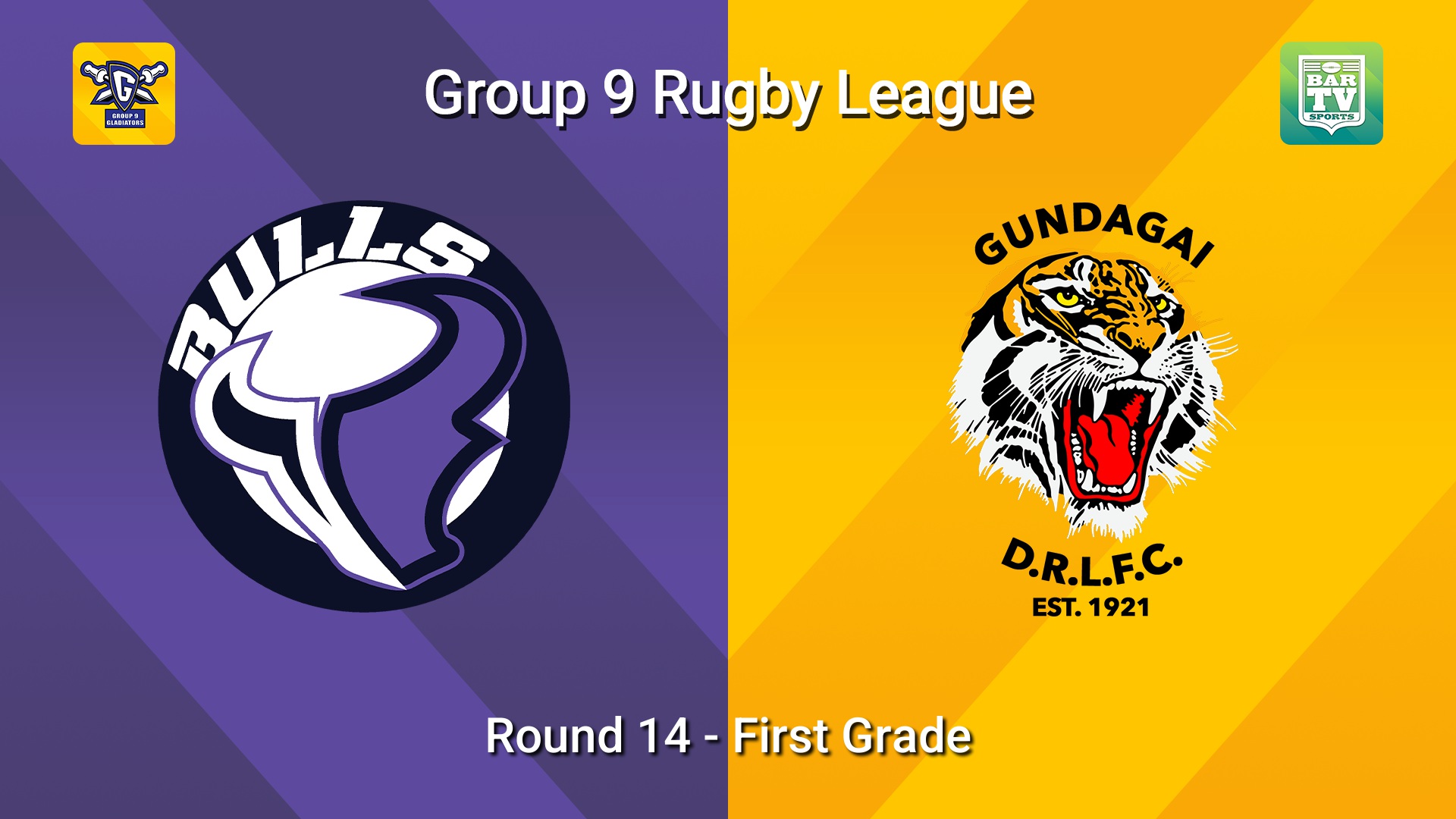 260808-video-Group 9 RL Round 14 - First Grade - South City Bulls v Gundagai Tigers Slate Image
