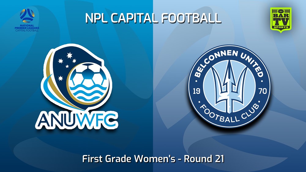 230831-Capital Womens Round 21 - ANU WFC v Belconnen United (women) Minigame Slate Image