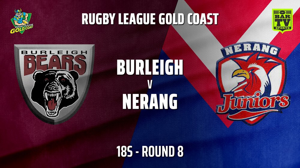 210725-Gold Coast Round 8 - 18s - Burleigh Bears v Nerang Roosters Slate Image