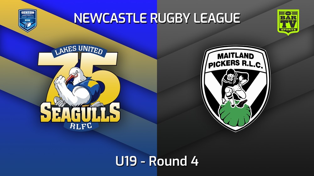 220416-Newcastle Round 4 - U19 - Lakes United v Maitland Pickers Slate Image