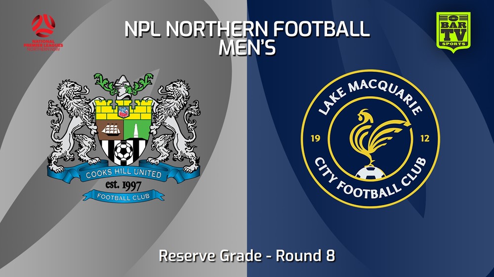 240420-video-NNSW NPLM Res Round 8 - Cooks Hill United FC Res v Lake Macquarie City FC Res Slate Image