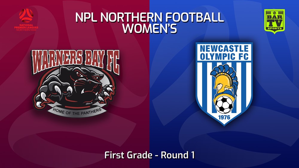 230305-NNSW NPLW Round 1 - Warners Bay FC W v Newcastle Olympic FC W Slate Image