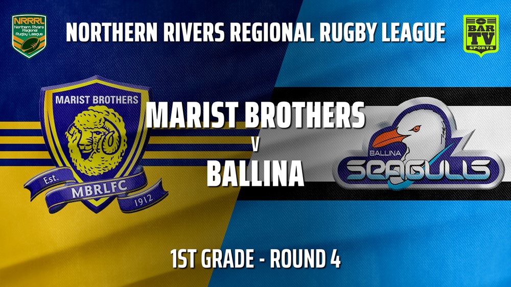 210523-NRRRL Round 4 - 1st Grade - Lismore Marist Brothers Rams v Ballina Seagulls Slate Image