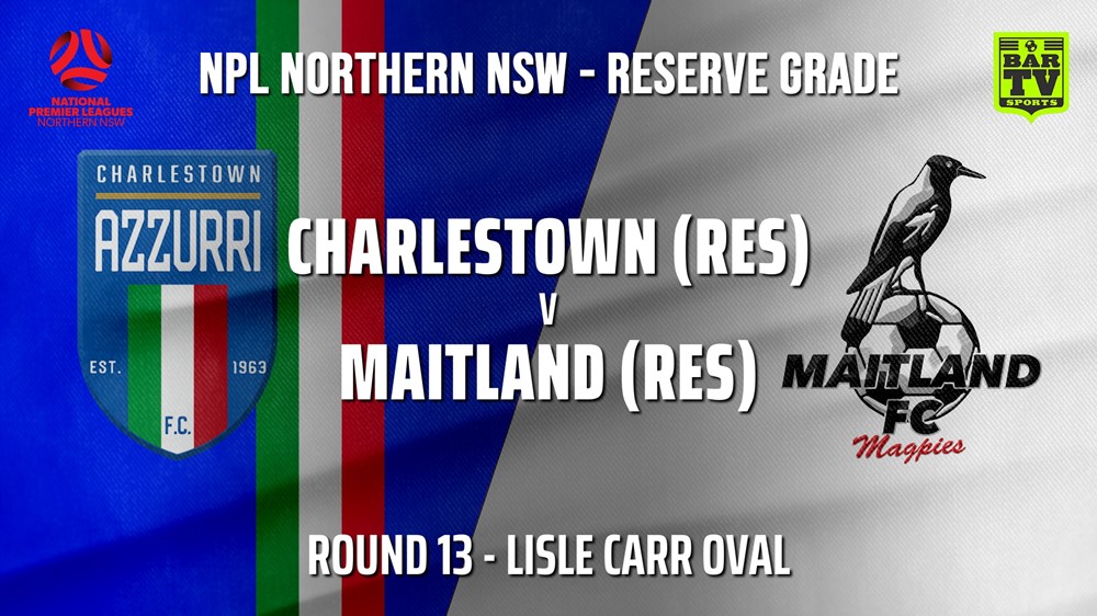 210704-NNSW NPL Res Round 13 - Charlestown Azzurri FC v Maitland FC Slate Image