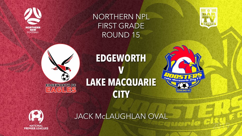 NPL - NNSW Round 15 - Edgeworth Eagles FC v Lake Macquarie City FC Slate Image