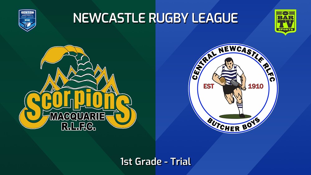 240323-Newcastle RL Trial - 1st Grade - Macquarie Scorpions v Central Newcastle Butcher Boys Slate Image