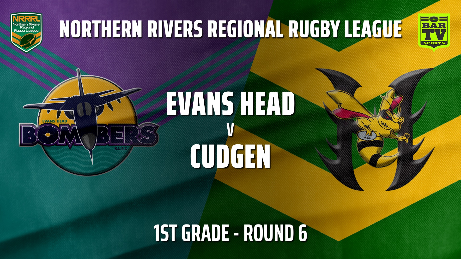210606-NRRRL Round 6 - 1st Grade - Evans Head Bombers v Cudgen Hornets Slate Image