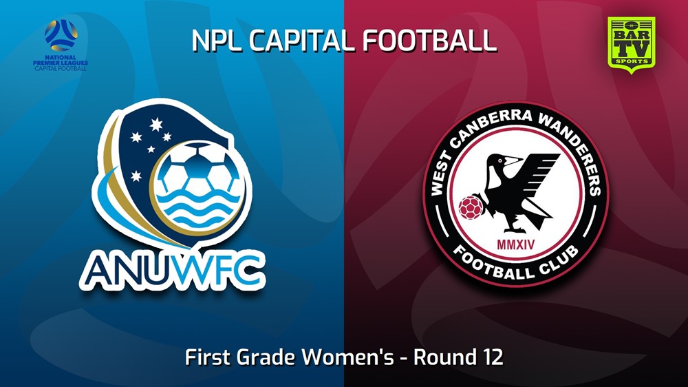 230625-Capital Womens Round 12 - ANU WFC (women) v West Canberra Wanderers FC (women) Slate Image