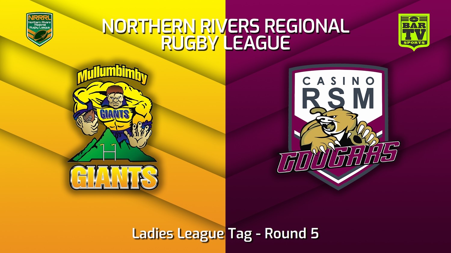 230514-Northern Rivers Round 5 - Ladies League Tag - Mullumbimby Giants v Casino RSM Cougars Slate Image