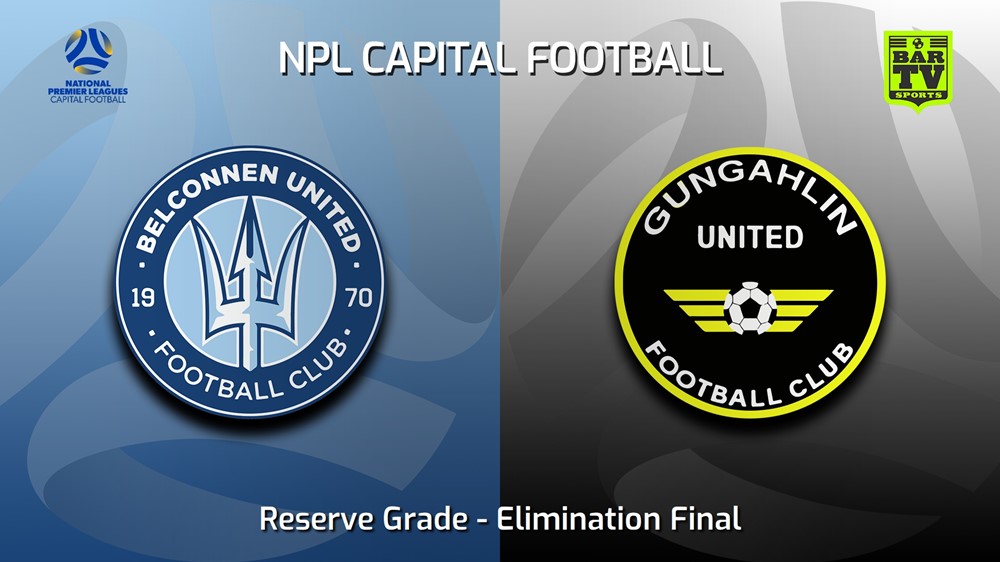 230910-NPL Women - Reserve Grade - Capital Football Elimination Final - Belconnen United (women) v Gungahlin United FC (women) Slate Image