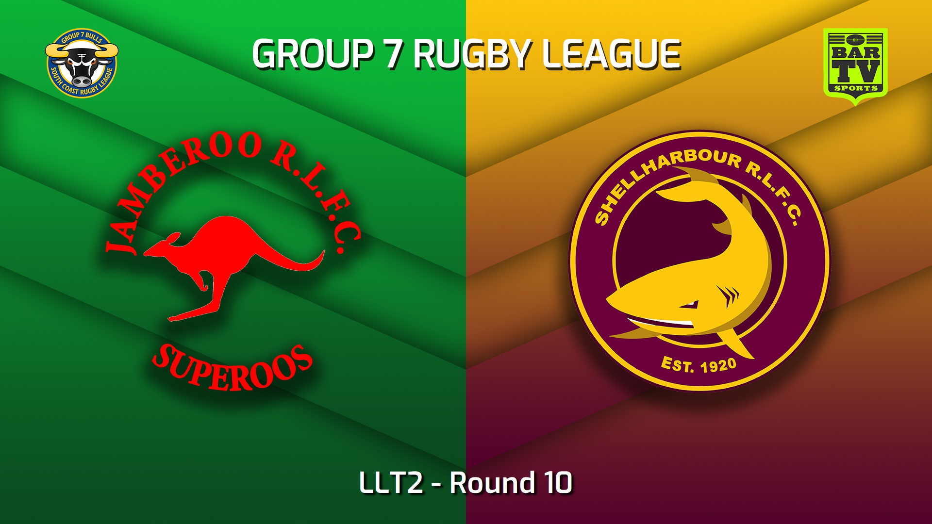 220625-South Coast Round 10 - LLT2 - Jamberoo v Shellharbour Sharks Slate Image