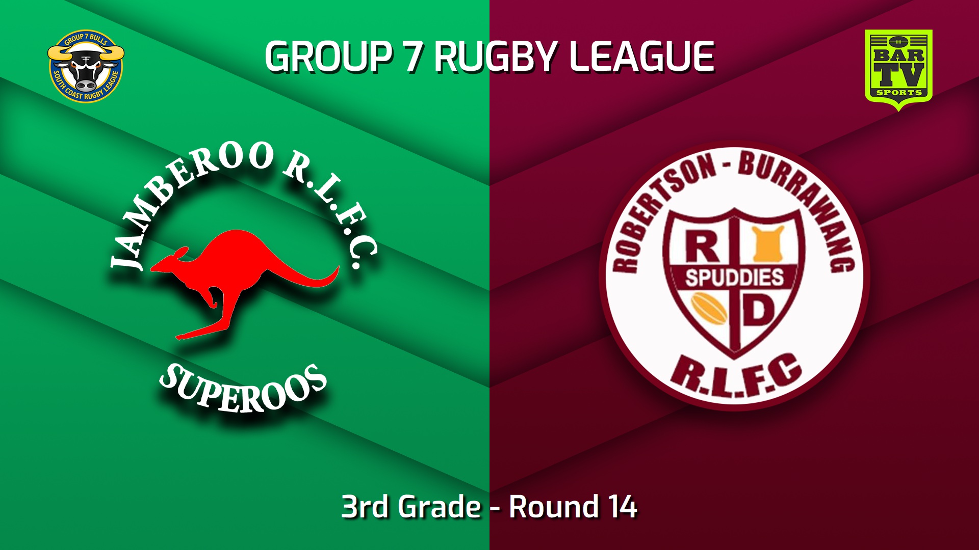 230715-South Coast Round 14 - 3rd Grade - Jamberoo Superoos v Robertson Spuddies Slate Image