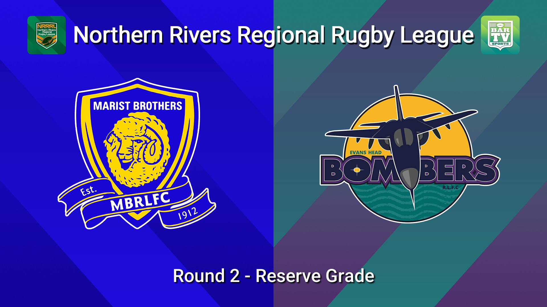 260419-video-Northern Rivers Round 2 - Reserve Grade - Lismore Marist Brothers v Evans Head Bombers Slate Image