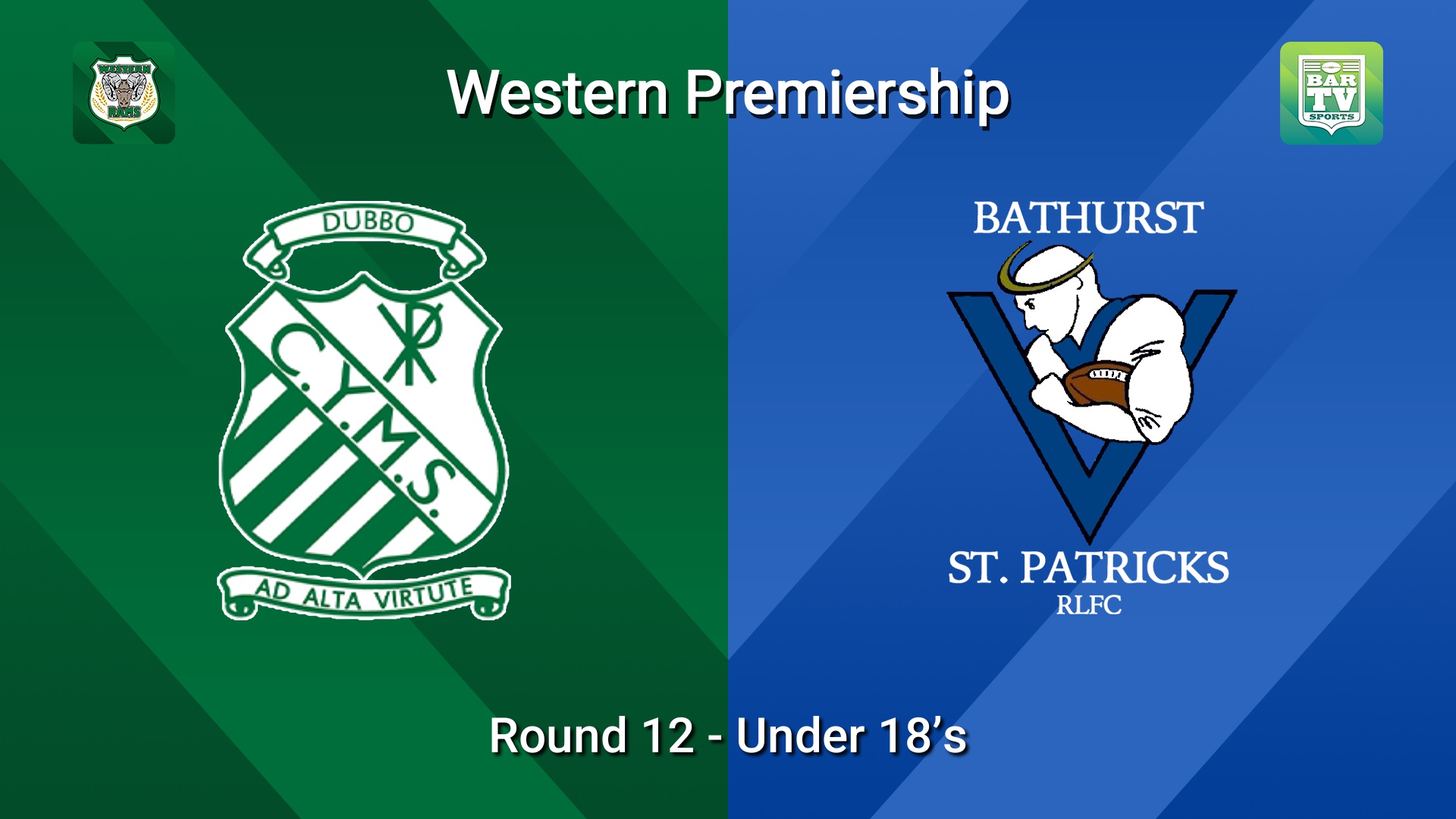 260711-video-Western Premiership Round 12 - Under 18’s - Dubbo CYMS v Bathurst St. Pats Slate Image