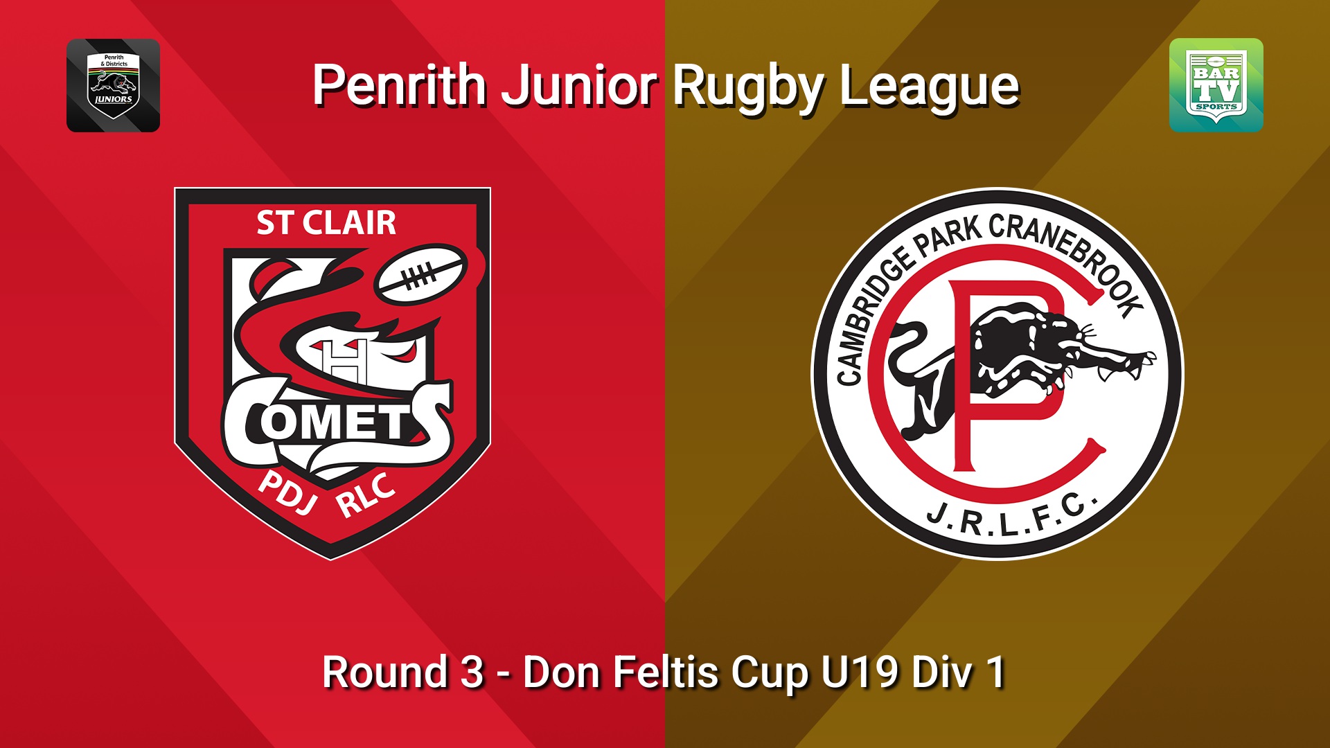 260419-video-Penrith & District Junior Rugby League Round 3 - Don Feltis Cup U19 Div 1 - St Clair v Cambridge Park Slate Image