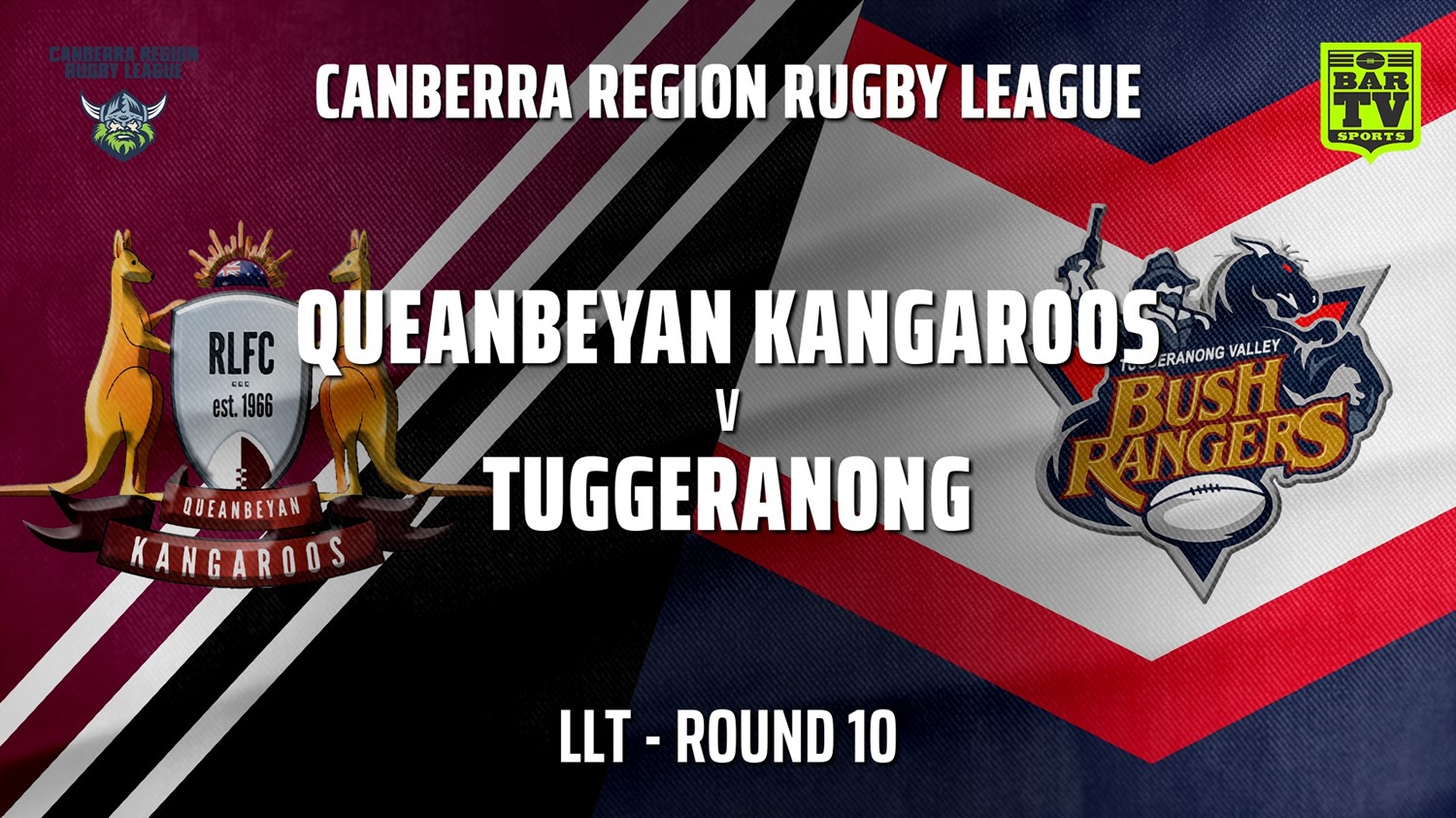 210703-Canberra Round 10 - LLT - Queanbeyan Kangaroos v Tuggeranong Bushrangers Slate Image