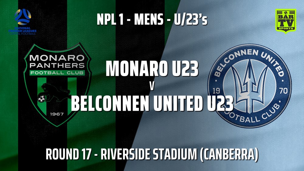 MINI GAME: Capital NPL U23 Round 17 - Monaro Panthers U23 v Belconnen United U23 Slate Image