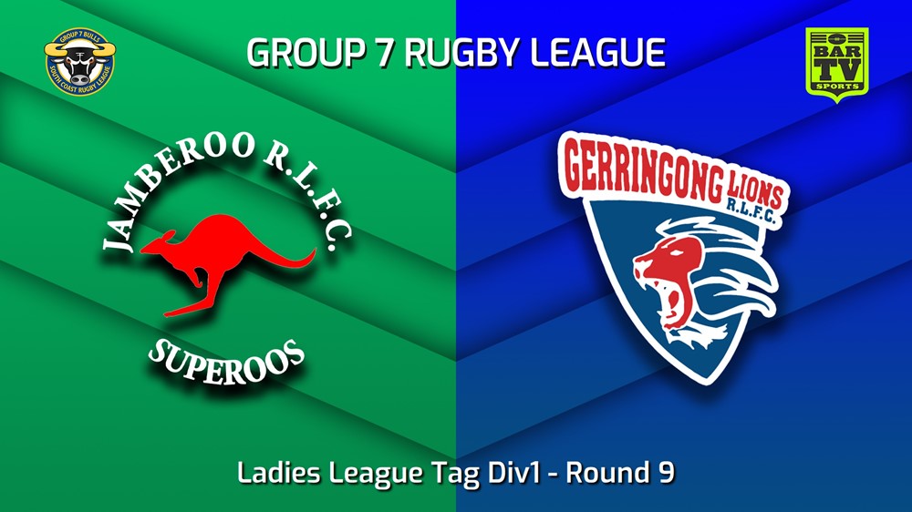 230527-South Coast Round 9 - Ladies League Tag Div1 - Jamberoo Superoos v Gerringong Lions Slate Image