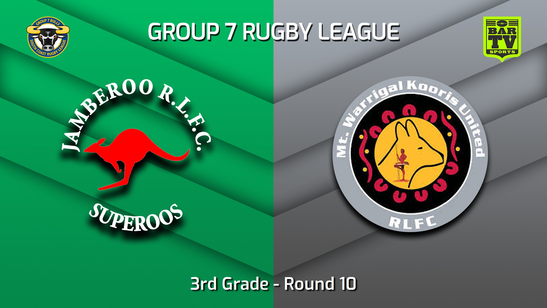 230603-South Coast Round 10 - 3rd Grade - Jamberoo Superoos v Mt Warrigal Kooris Slate Image